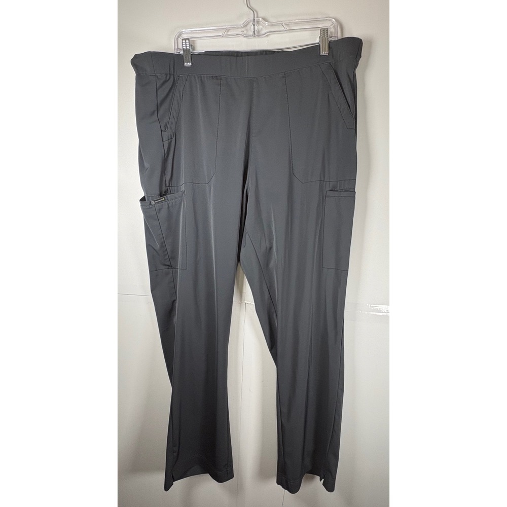 Wonderwink HP Women's Spread Good Cheer‎ Scrub Pants Size 2XL Gray